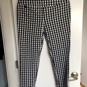 Lisette Montreal Black/White checked pants